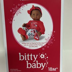 American Girl Bitty Baby Holiday Wish List Pajamas 