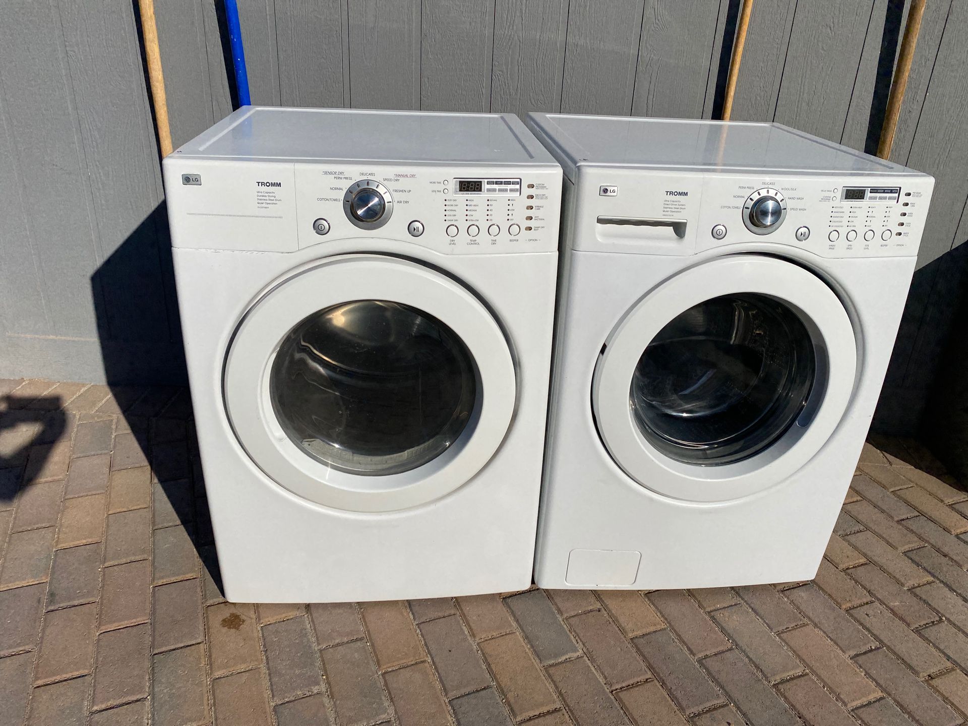 LG Washer and GAS Dryer
