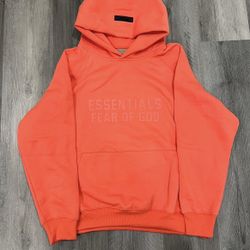 Pink essentials hoodie 