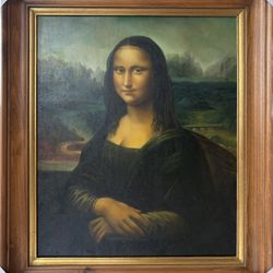 Mona Lisa Portrait Oil Painting
