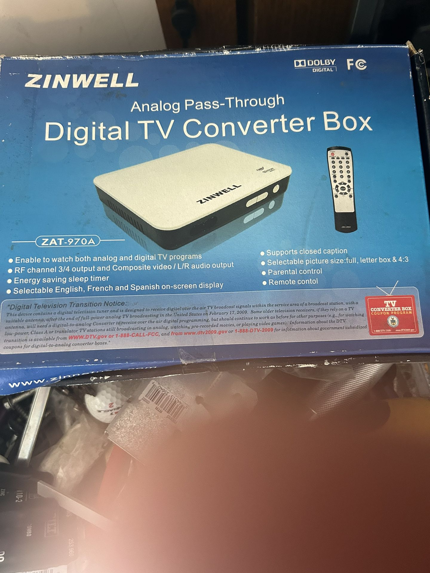 Digital TV converter Box Zinwell