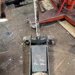 HEAVY DUTY CAR JACK. $150.00 OR BEST OFFER.