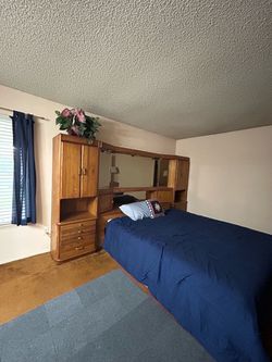 Bed Frame and Mirror