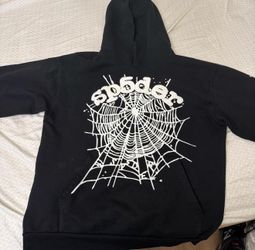 sp5der OG Web Hoodie Black