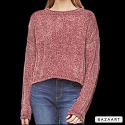 New SZ XL super soft burgundy sweater by ARIZONA JEANS