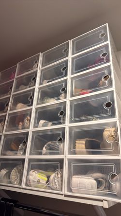 CLEAR SHOE BOX