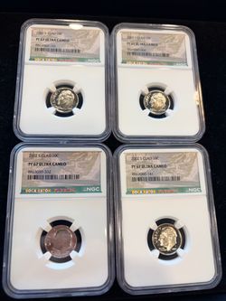 2002-S Clad Dimes… PF 67 Ultra Cameo. NGC