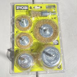 RYOBI Wire Wheel Assortment Set (6-Piece