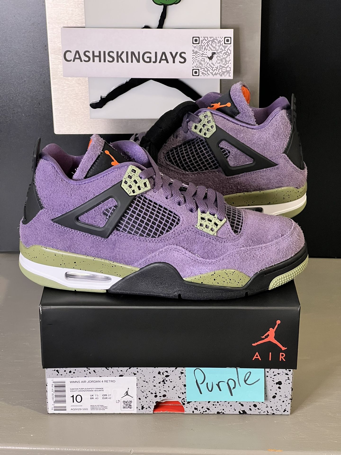 Jordan Retro Canyon Purple (Women's) Size Womens