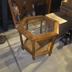 Glass Side Table
