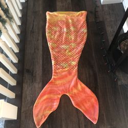 Hardly Used Mermaid Tail Blanket