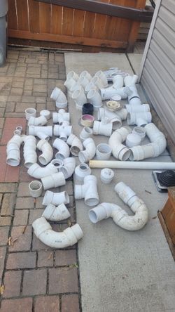 PVC Fittings - 3",4"- half price