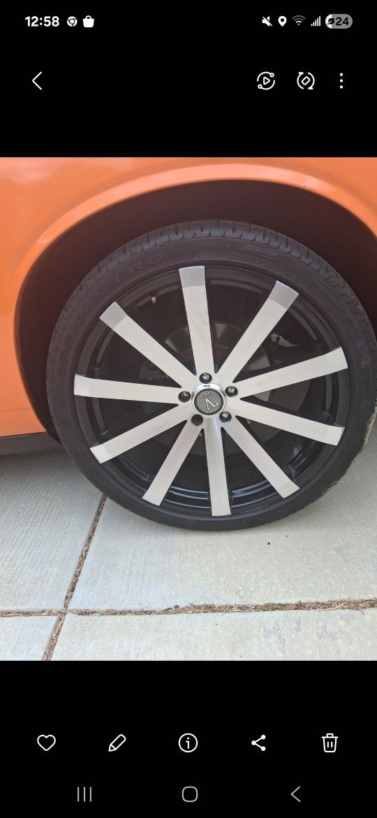 22" Velocity Rims