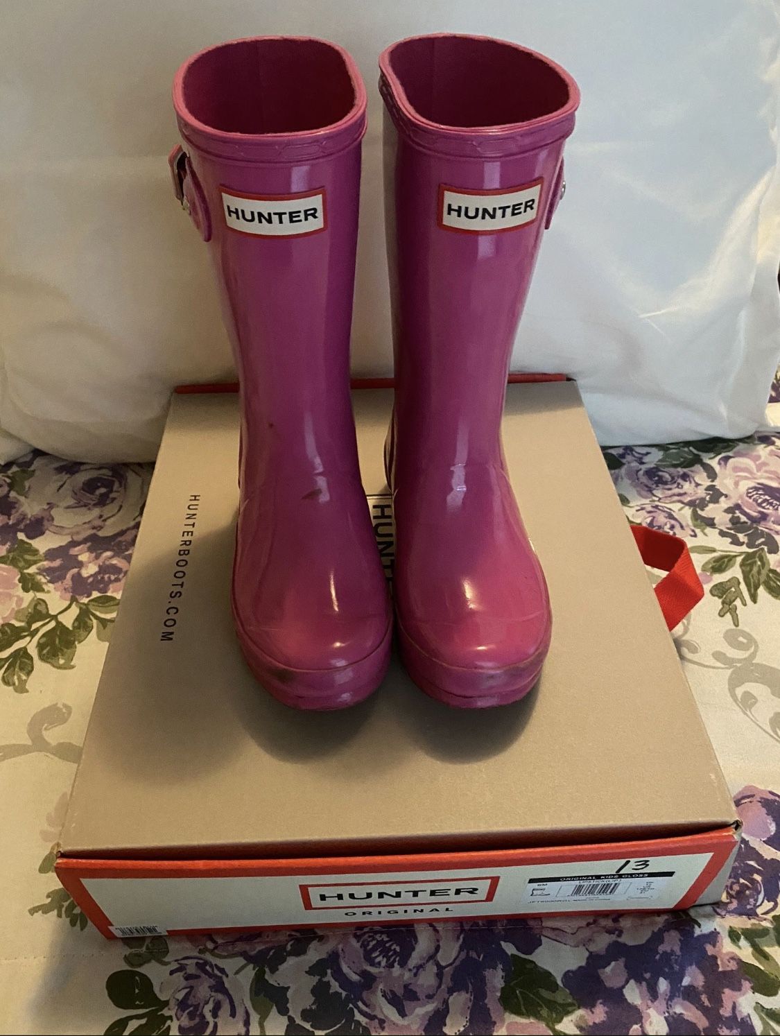 Girls Hunter Boots Sz. 13