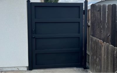 Iron gates
