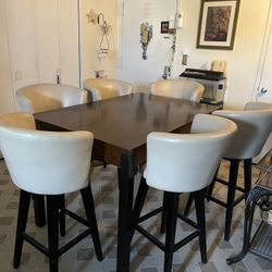 Table And Bar Stools 