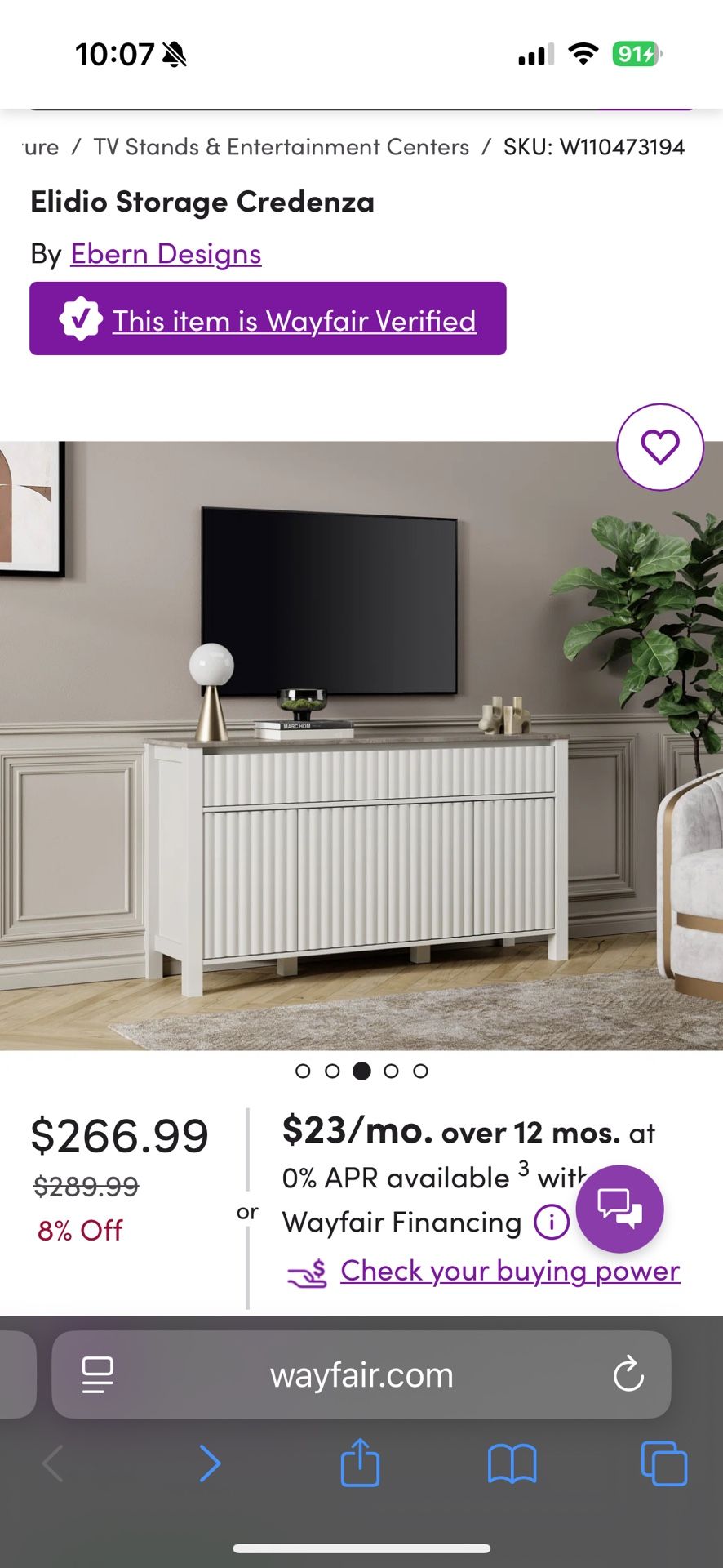 TV Entertainment Center