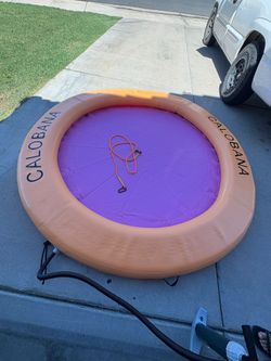 Brand new 8ft floating dock two toned orange in color. 