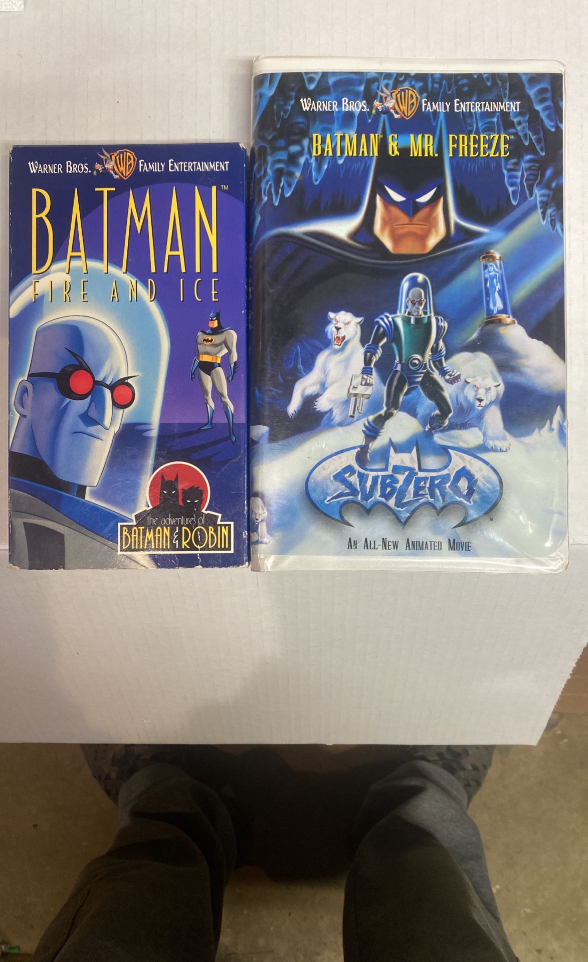 Batman & Mr. Freeze, Batman  Fire & Ice Combo VHS Tapes