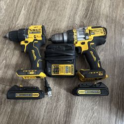 Drills Dewalt Batteries And Charger 