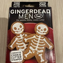 Gingerbread Skeleton Men Cookie Cutter/Stamper