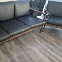 Baxton Studio Three Piece Living Room Set Mid Century Modern 