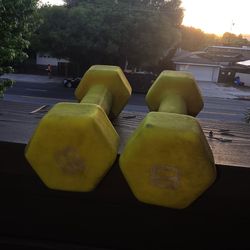 Weights, plus electric grill... the grill we used it once only. Everything for $40