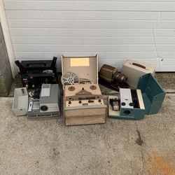 Assorted Vintage Audio And Visual Equipment 