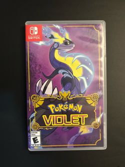 Nintendo Switch Pokemon Violet With Case