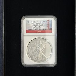 M 70 San Francisco meant silver eagle