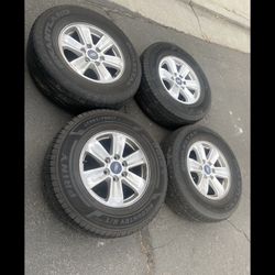 4 X LT265/70r17 6x135 6x5.31 Ford F-150 Stock Wheels Rims With Tires
