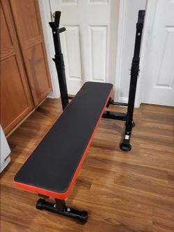 Bench With Rack Gym Equipment