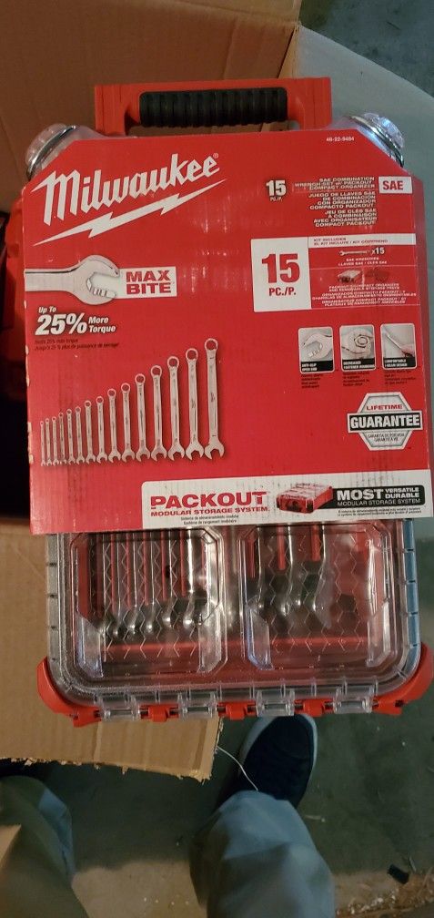 Milwaukee Wrench Set 15pc