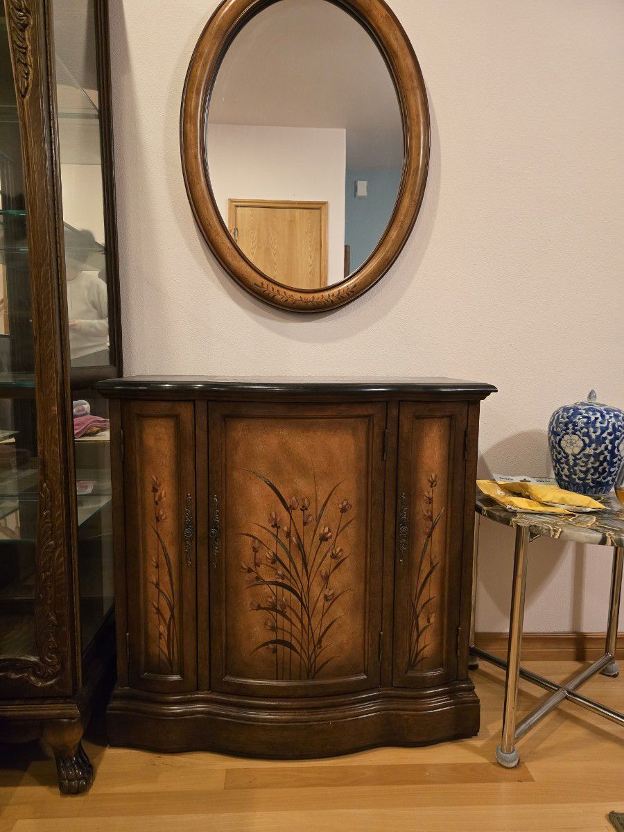 Console With Mirror