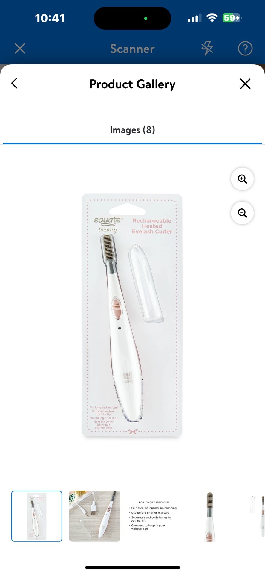 Rechargeable Heated Eyelash Curler For long-lasting curl