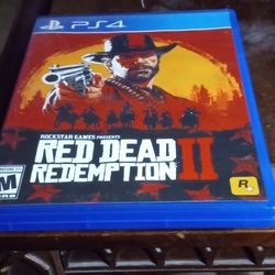 Red Dead Redemption 2 PS4 Replacement Video Game Case 