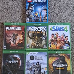 Video Game Lot For Sale or TRADE (Xbox One, Xbox Series X, & Wii U)
