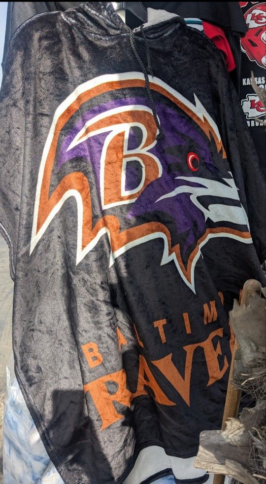 Ravens Poncho Hoodie