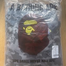 Bape Hoodie Size Large