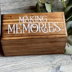 Wooden Keepsake Box/ Personalized Memory Box
