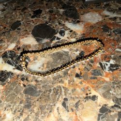 Gorgeous 7.5” STERLING SILVER GOLD TONE DIAMOND TENNIS BRACELET 9.72 grams p/u Jamison, Pa 