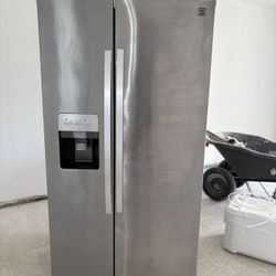 Stainless Steel Refrigerator – Side by Side Fridge w/ Ice Maker