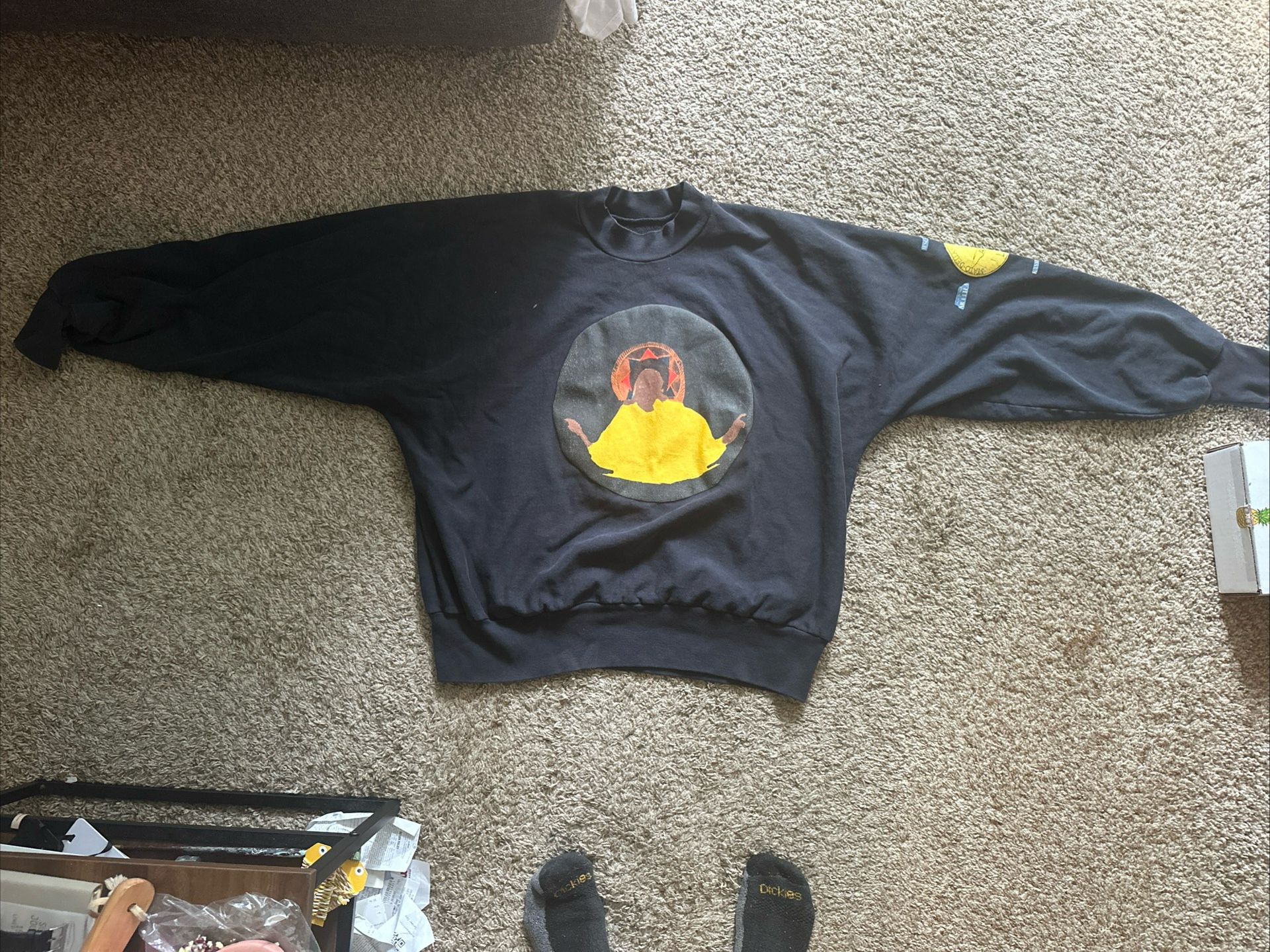 Yeezy Season Kanye West ‘Jesus is King’ Detroit Crewneck PLVR Sweatshirt