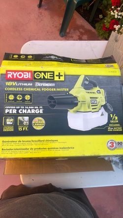 RYOBI 18V ONE+ CORDLESS CHEMICAL FOGGER/MISTER