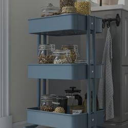IKEA RÅSKOG
Utility cart, gray-blue, 13 3/4x17 3/4x30 3/8 " (Brand New)