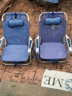 Tommy Bahama Folding Beach Chairs – Set of 2