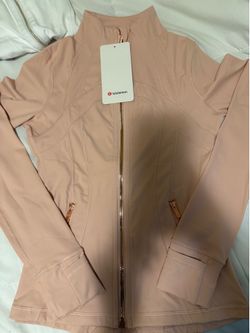 lululemon pink with gold zipper size 2