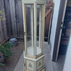 Vintage Antique  Wall Hanging Display Cabinet And Display Antique Cabinet 