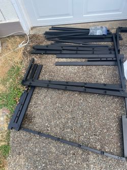 Free metal queen bed frame