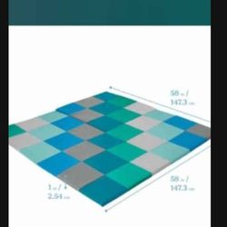 Patchwork Activity Mat, Contemporary Hardly Used!